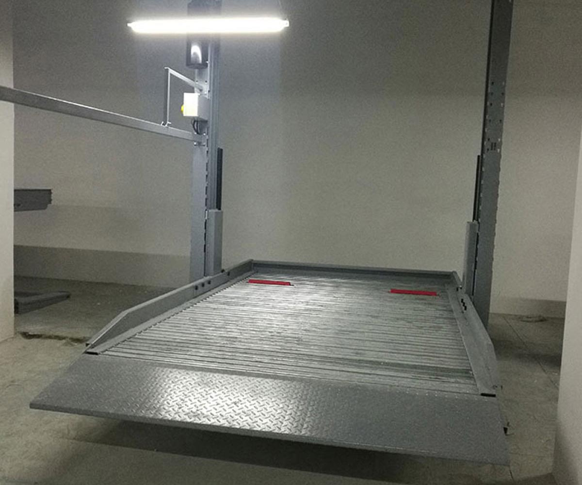普定縣四柱簡易升降類機械式立體停車設備過規劃