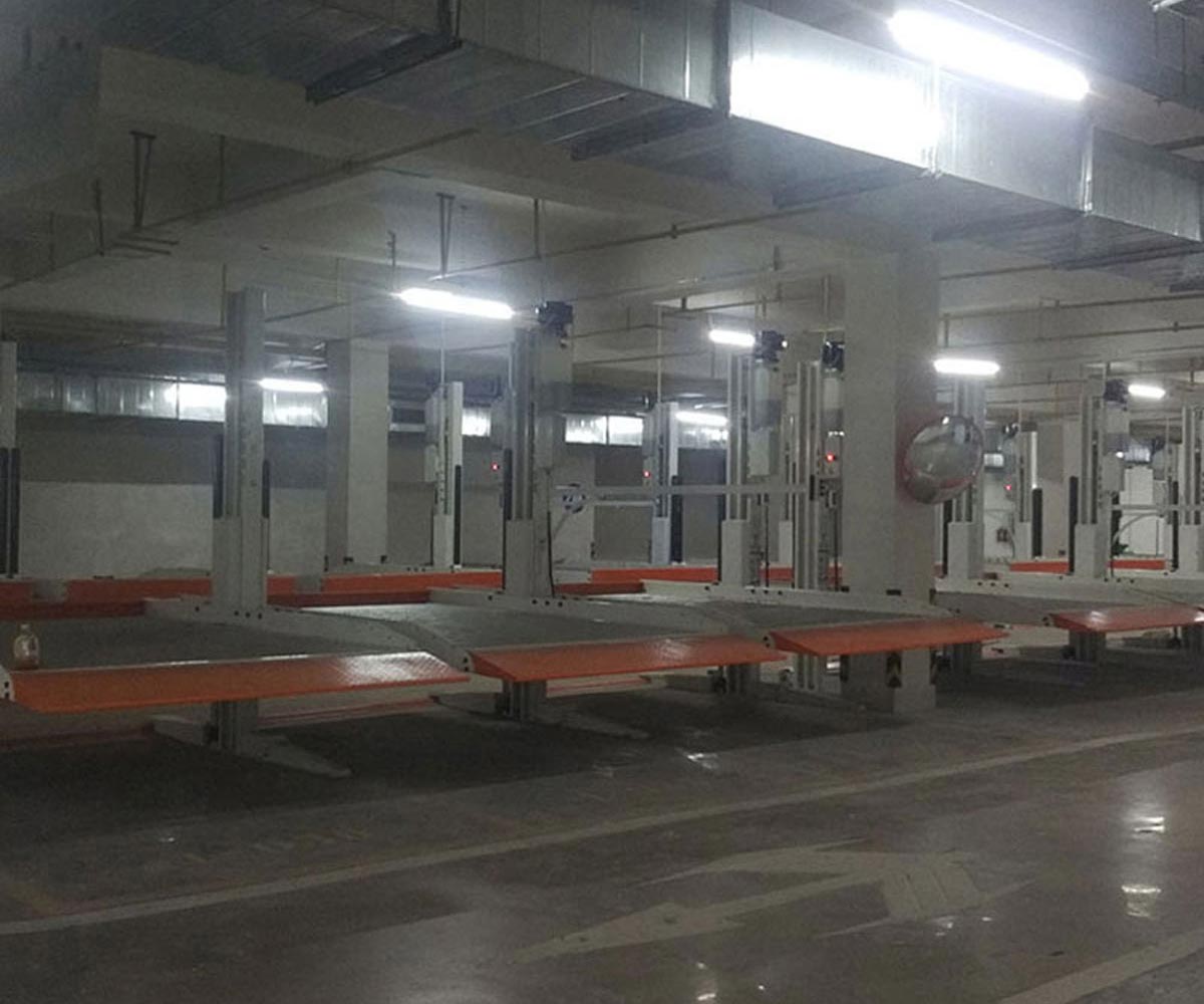 務川縣2層簡易升降類機械式停車設備過規劃