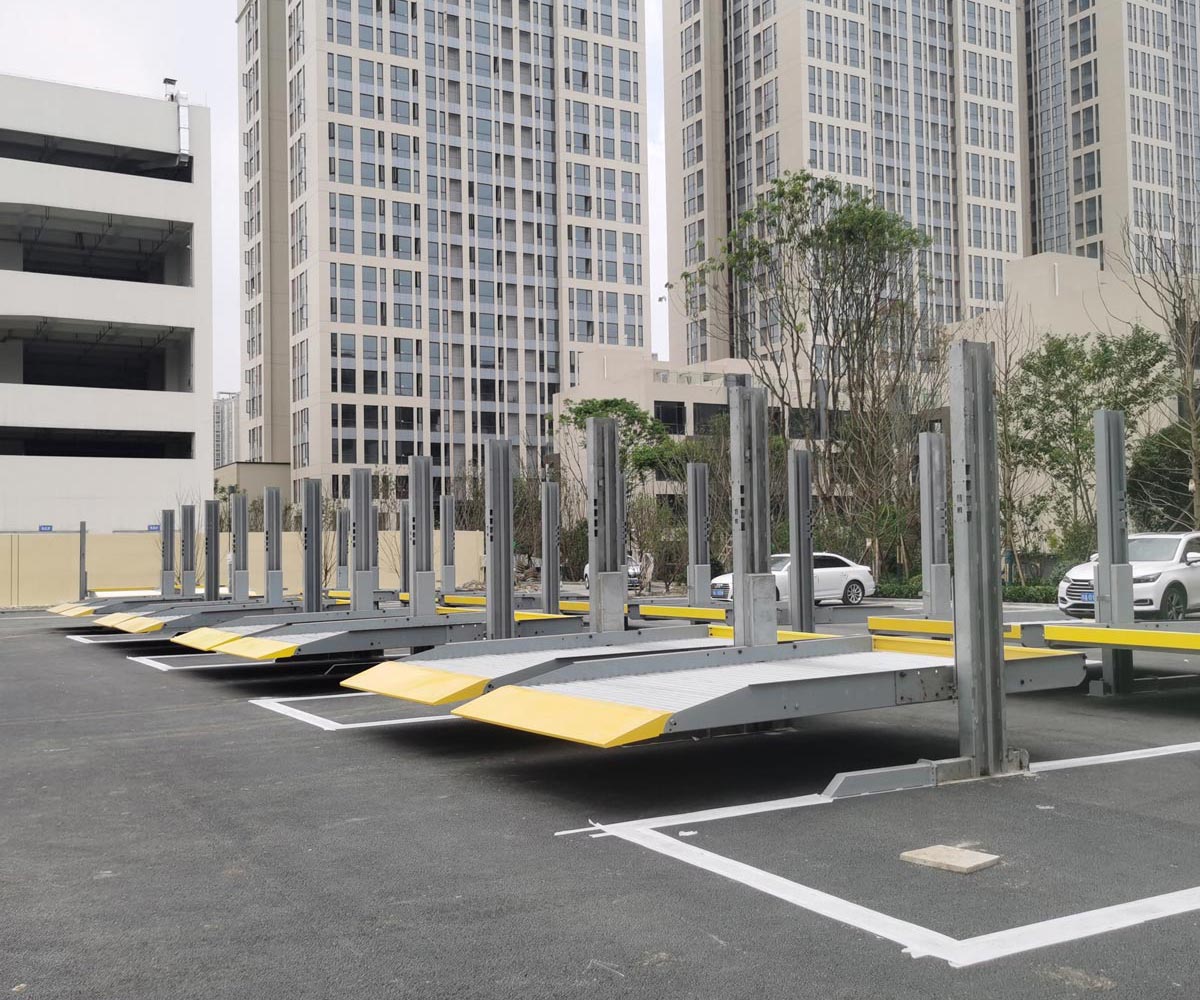 湖南省四柱簡易升降類機械式立體停車設備二手