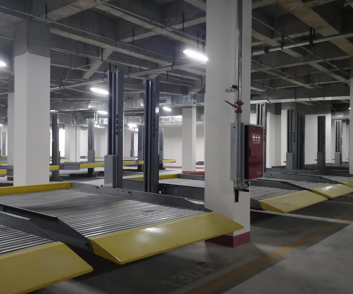 甘肅省簡易升降機械式停車庫回收