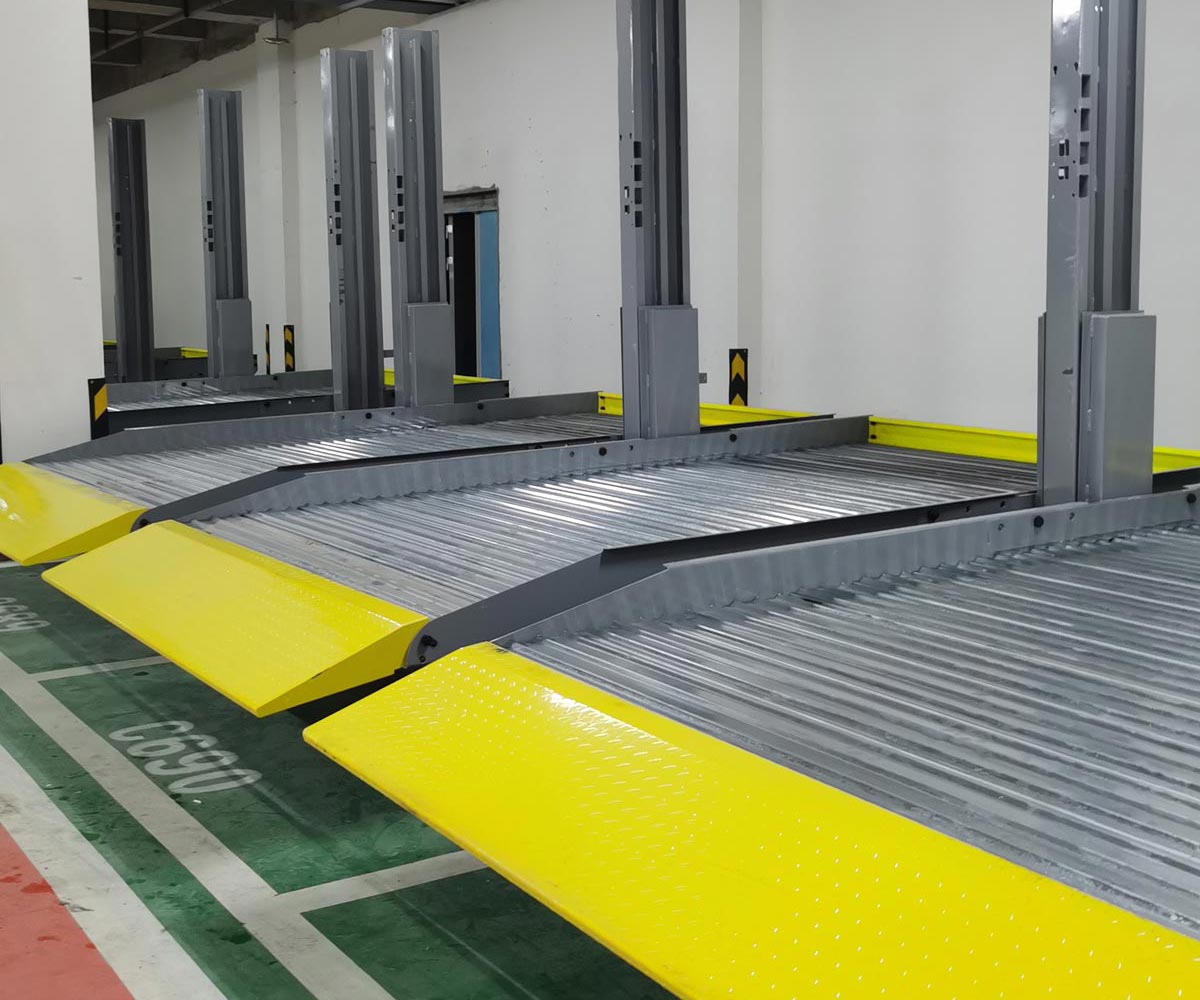 匯川區兩層升降橫移機械式立體停車設備收購