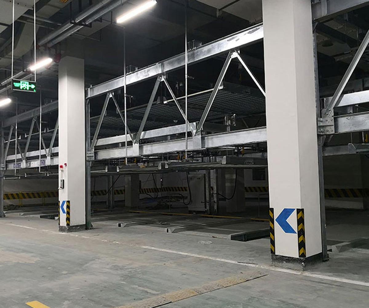 四川省雙層升降橫移停車立體車庫改造