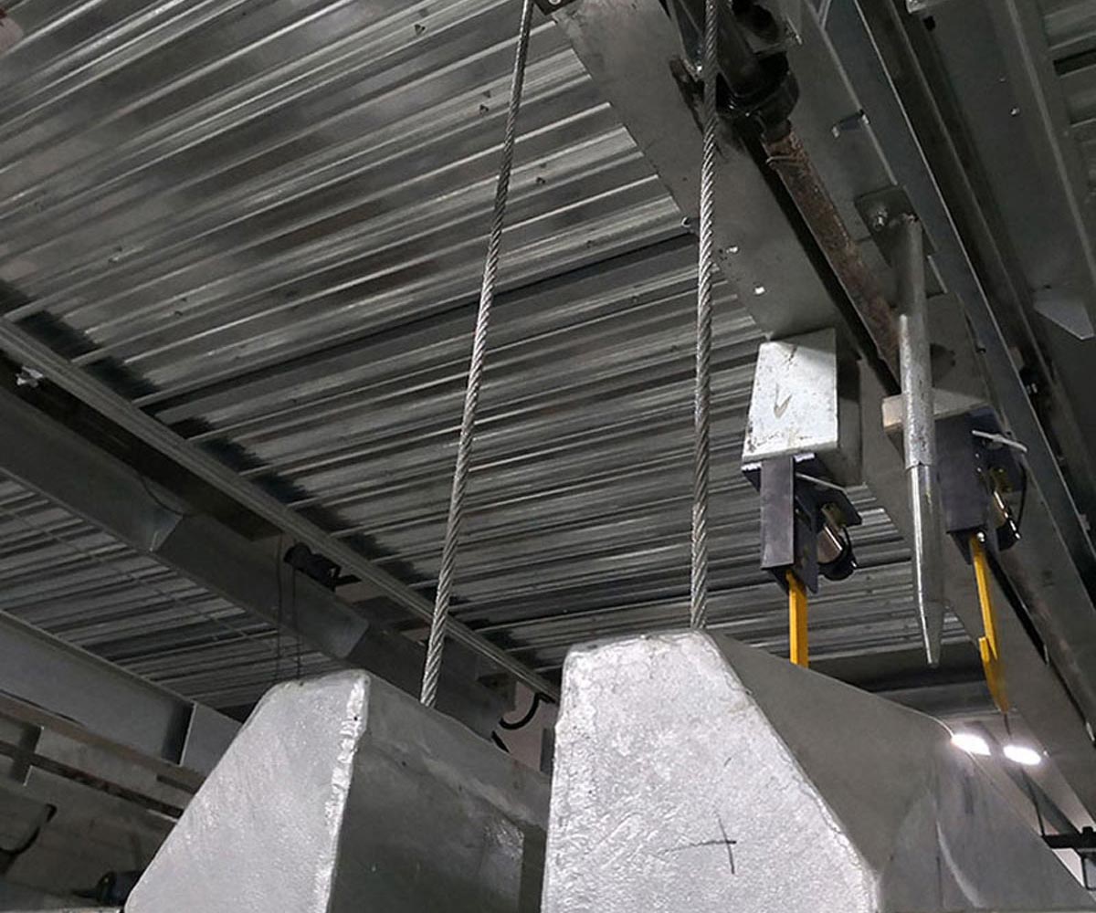 播州區兩層升降橫移式立體停車設備收購