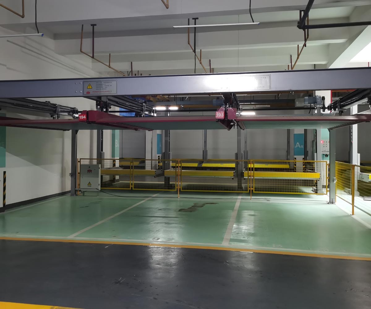湖北省地下室四柱簡易升降類機械停車設備