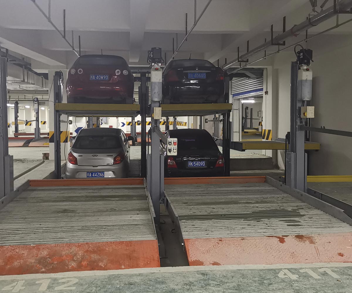 施秉縣地下室雙層機械式停車設備