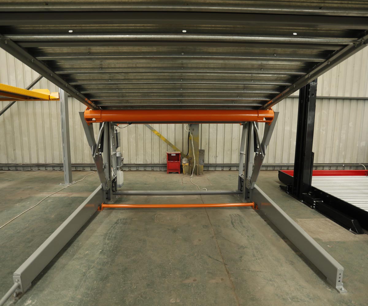江口縣地下室雙層簡易升降類機械停車設備
