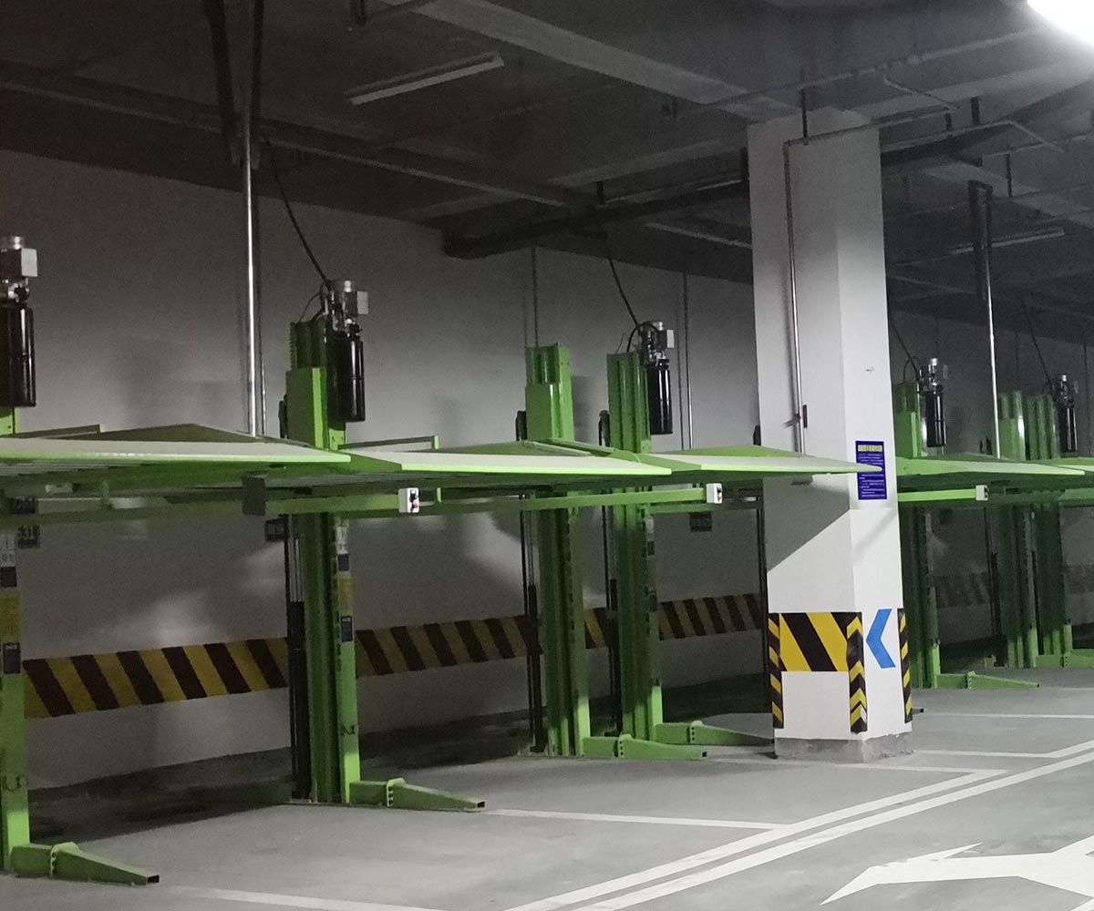 陜西省小區地下室升降式機械停車場