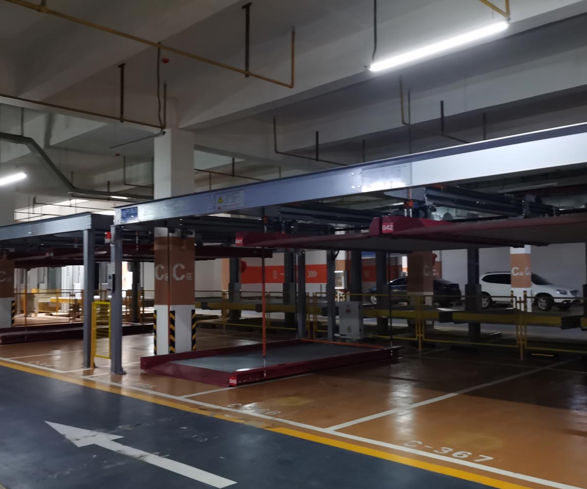 PJS四柱簡易升降機械式停車設備