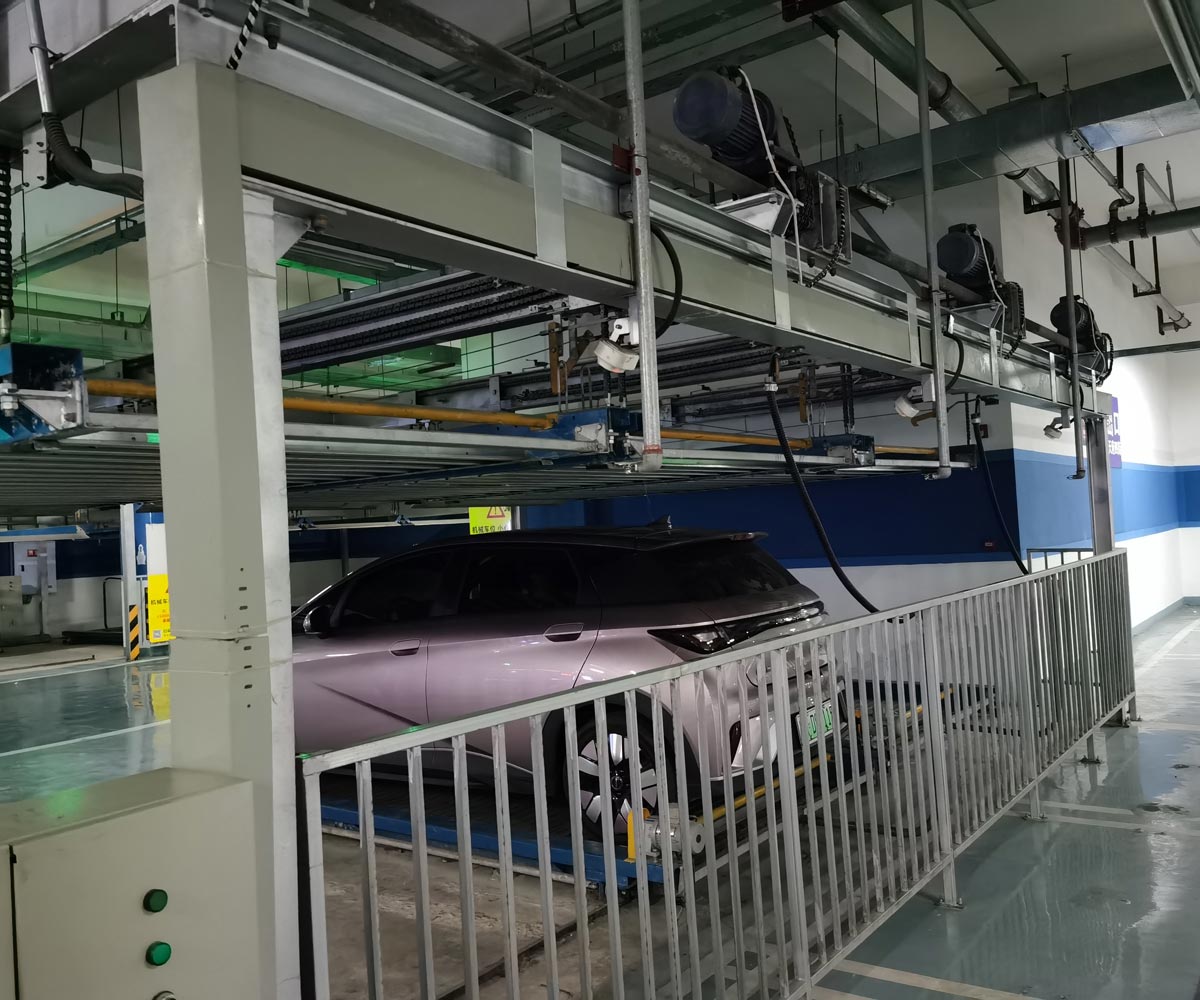 PSH5五層升降橫移機械式停車設備