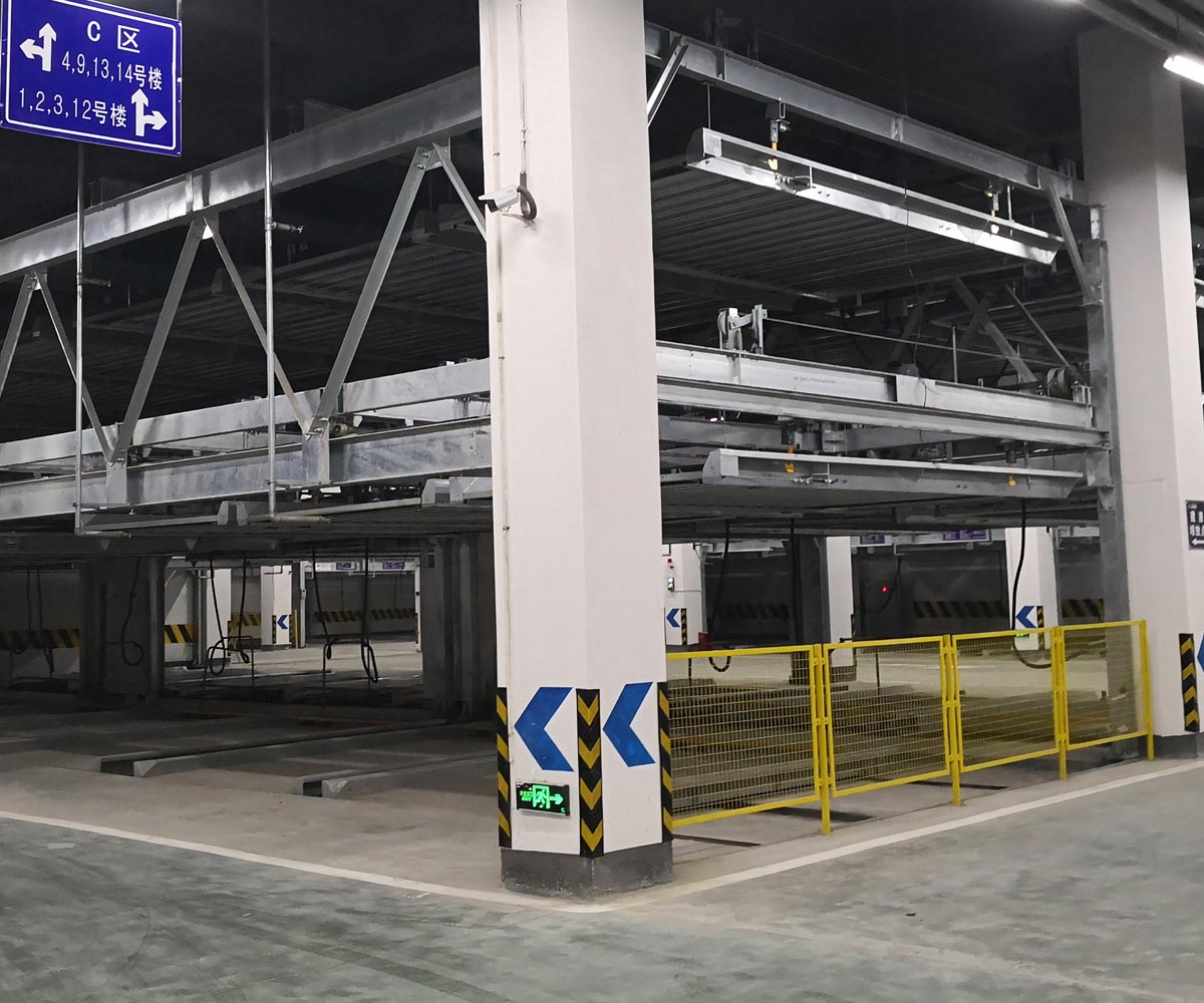 納雍縣負一正四地坑式PSH5D1五層升降橫移機械式停車設備