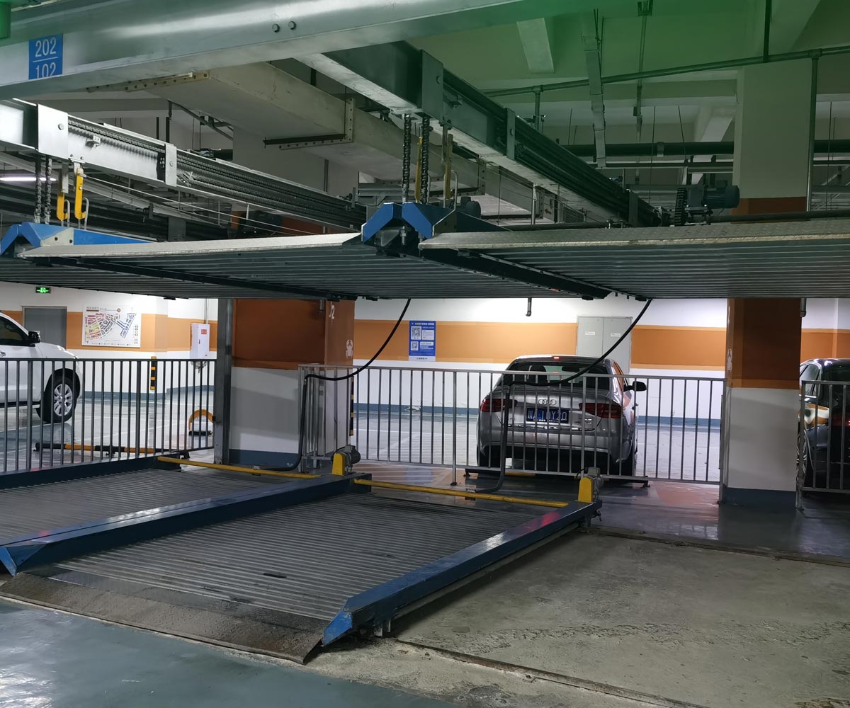 花溪區PSH3三層升降橫移機械式停車設備