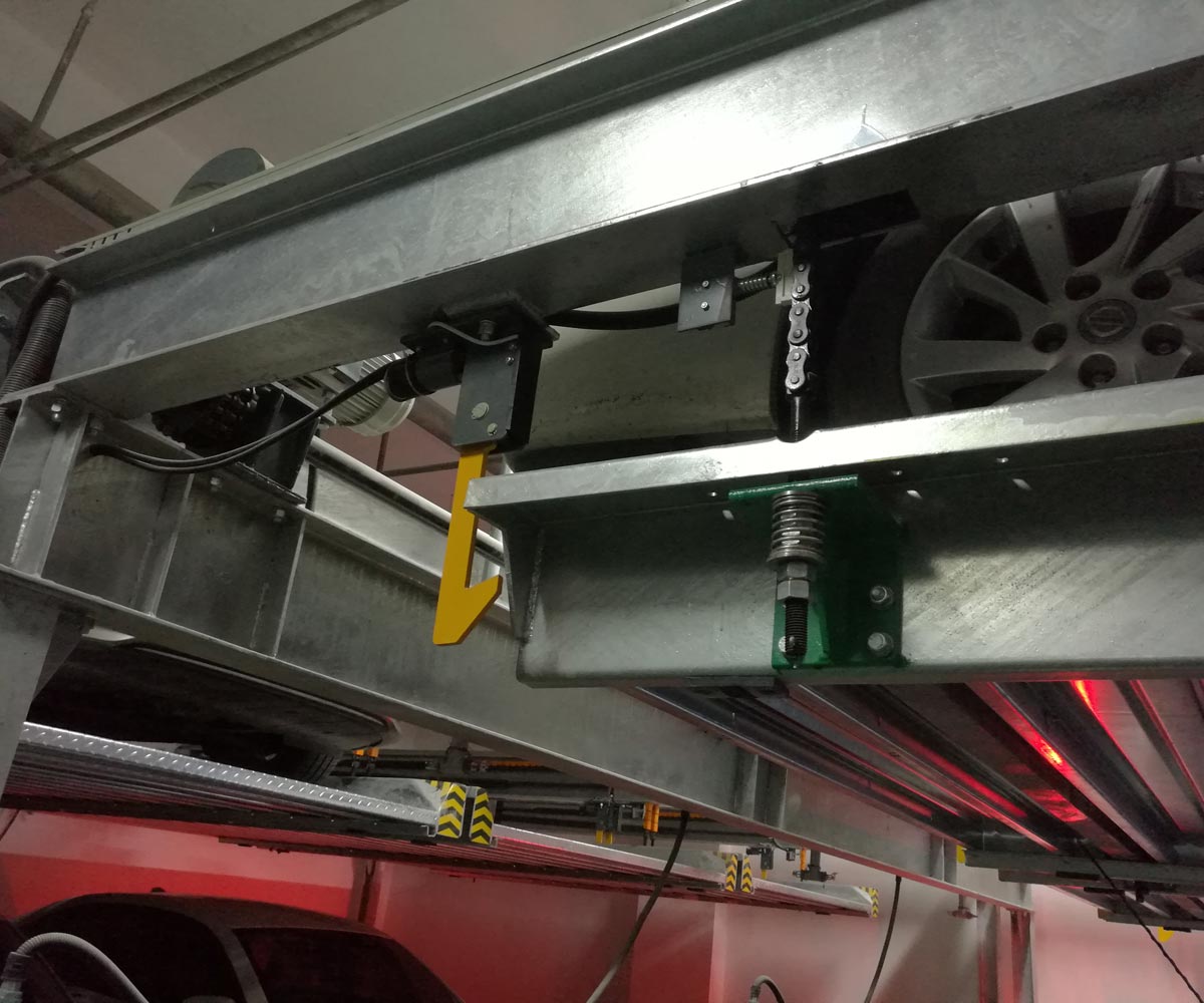 PSH2重列二層升降橫移機械式停車設備